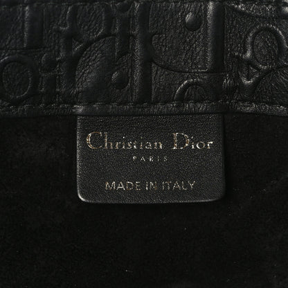Christian Dior Oblique Calfskin Embossed Large Book Tote Black 6 of 11