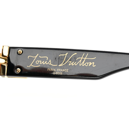Louis Vuitton Acetate 1.1 Millionaires Sunglasses Z1165E Black 5 of 9