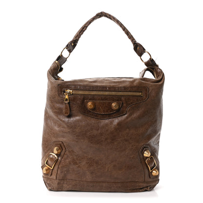 Balenciaga Agneau Giant 21 Gold Hardware Day Hobo Truffle 1 of 10