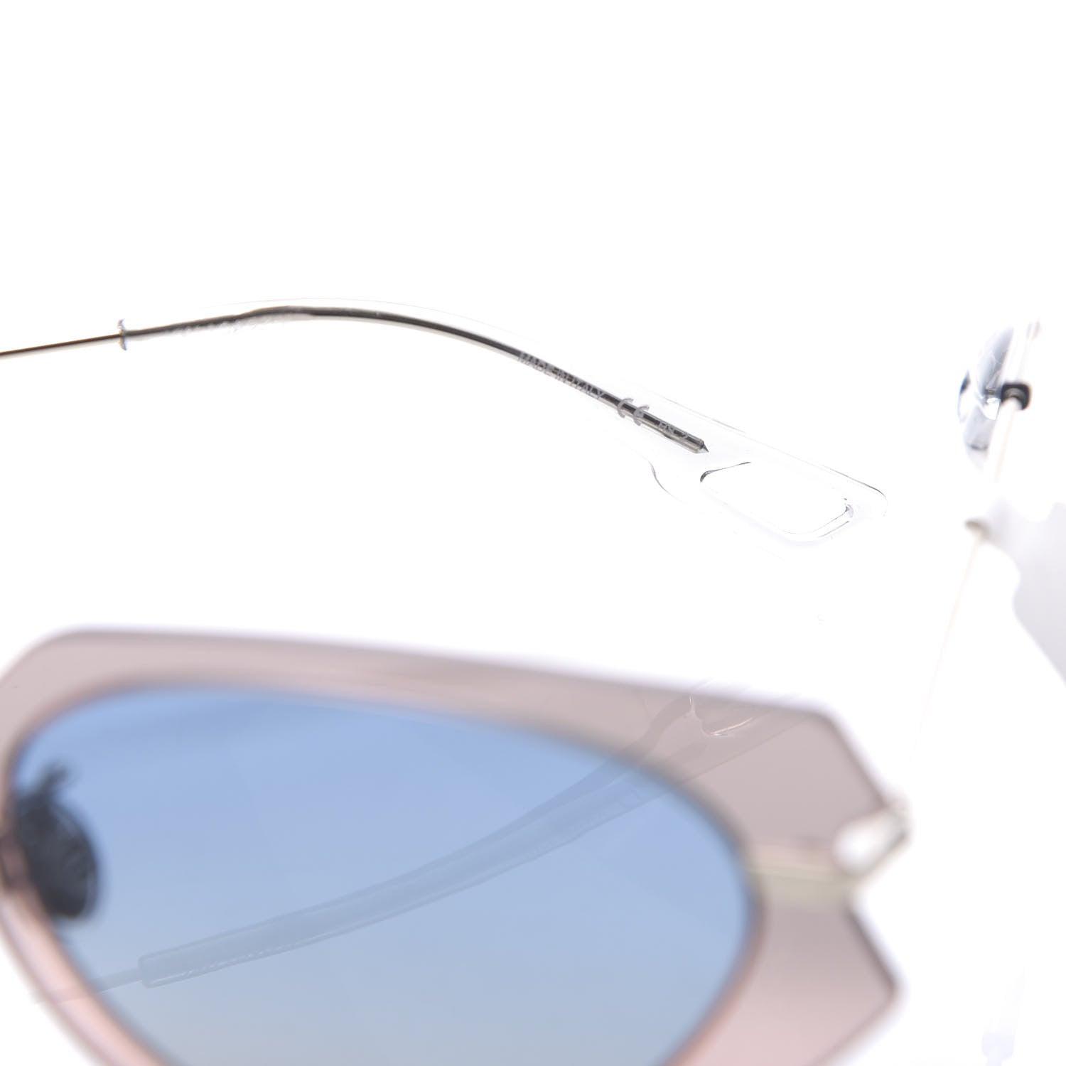 Christian Dior Cat Eye Attitude 2 Sunglasses Pink Blue 6 of 8