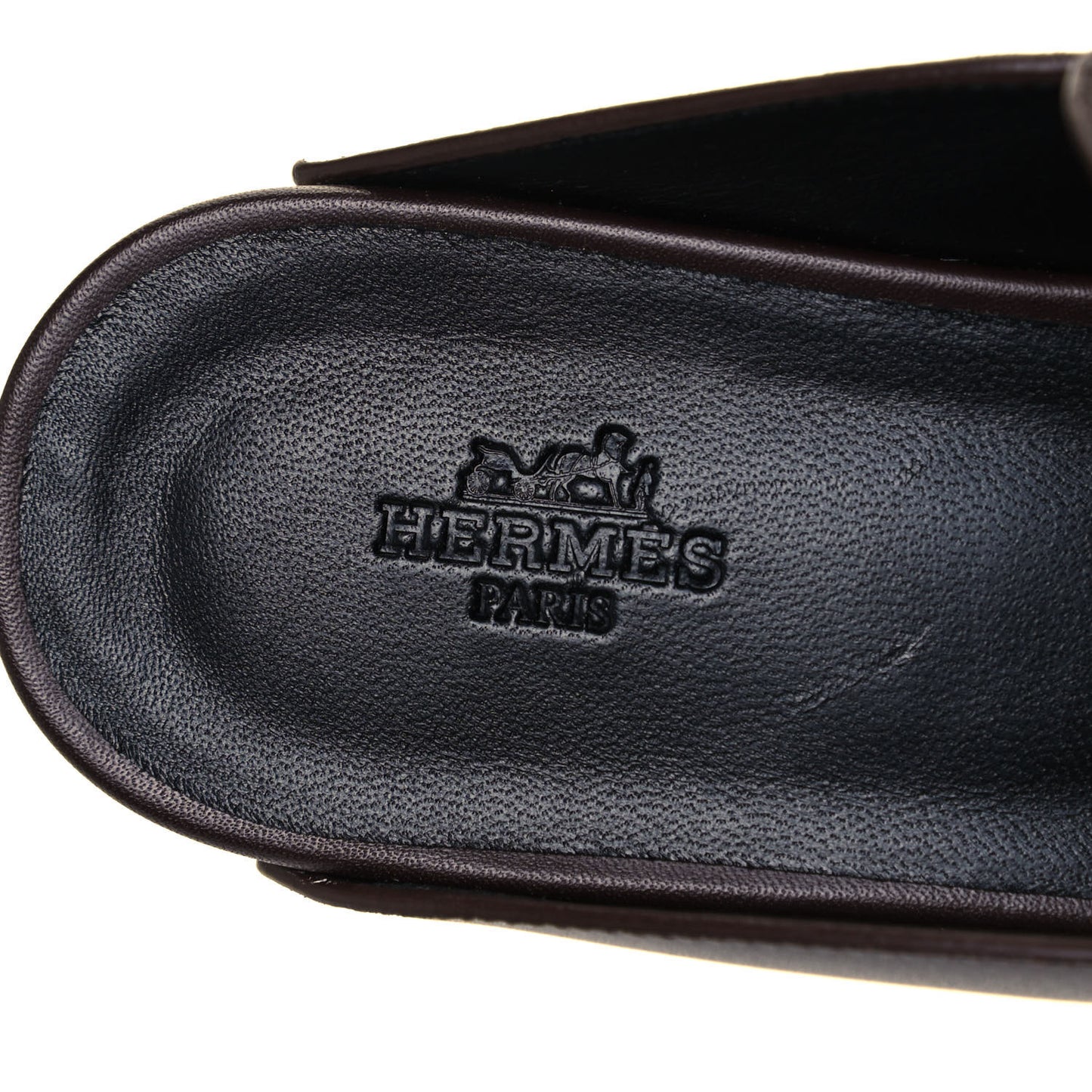 Calfskin Calya Mules 37 Cafe