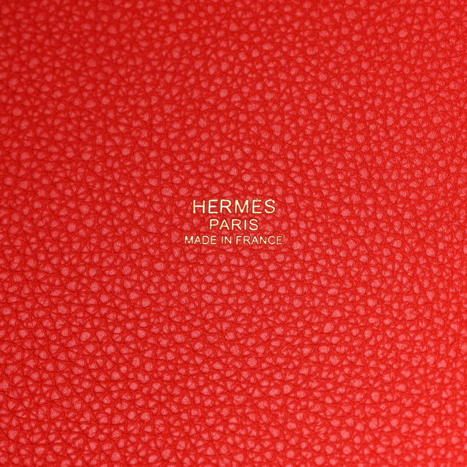 Hermes Taurillon Maurice Picotin Lock 22 MM Rouge De Coeur 6 of 11