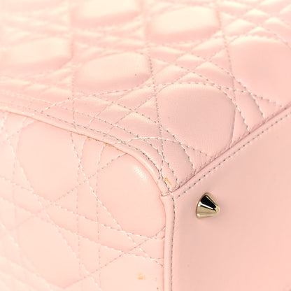 Christian Dior Lambskin Cannage Medium Lady Dior Light Pink 10 of 13