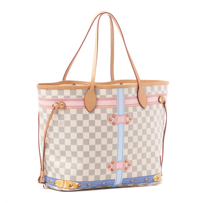 Louis Vuitton Damier Azur Summer Trunks Neo Neverfull MM 2 of 9