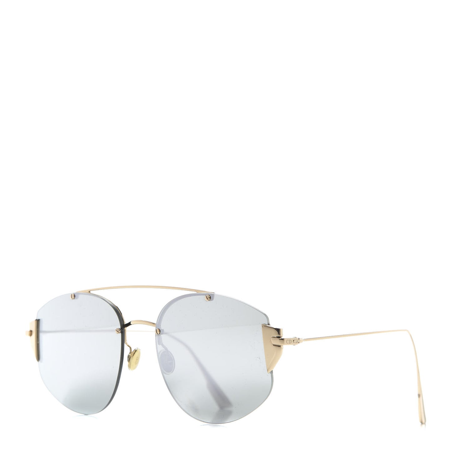 Stronger Aviator Sunglasses Grey Gold
