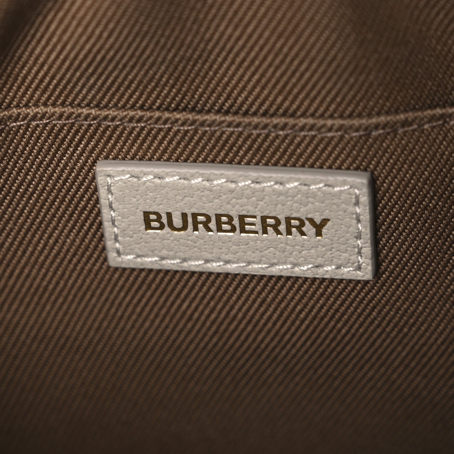 Burberry Giant Check Calfskin Small Camera Bag Limestone 6 of 11