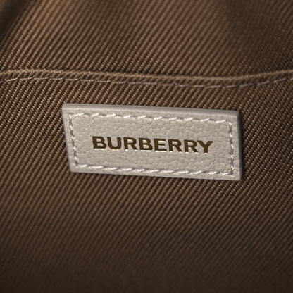 Burberry Giant Check Calfskin Small Camera Bag Limestone 6 of 11