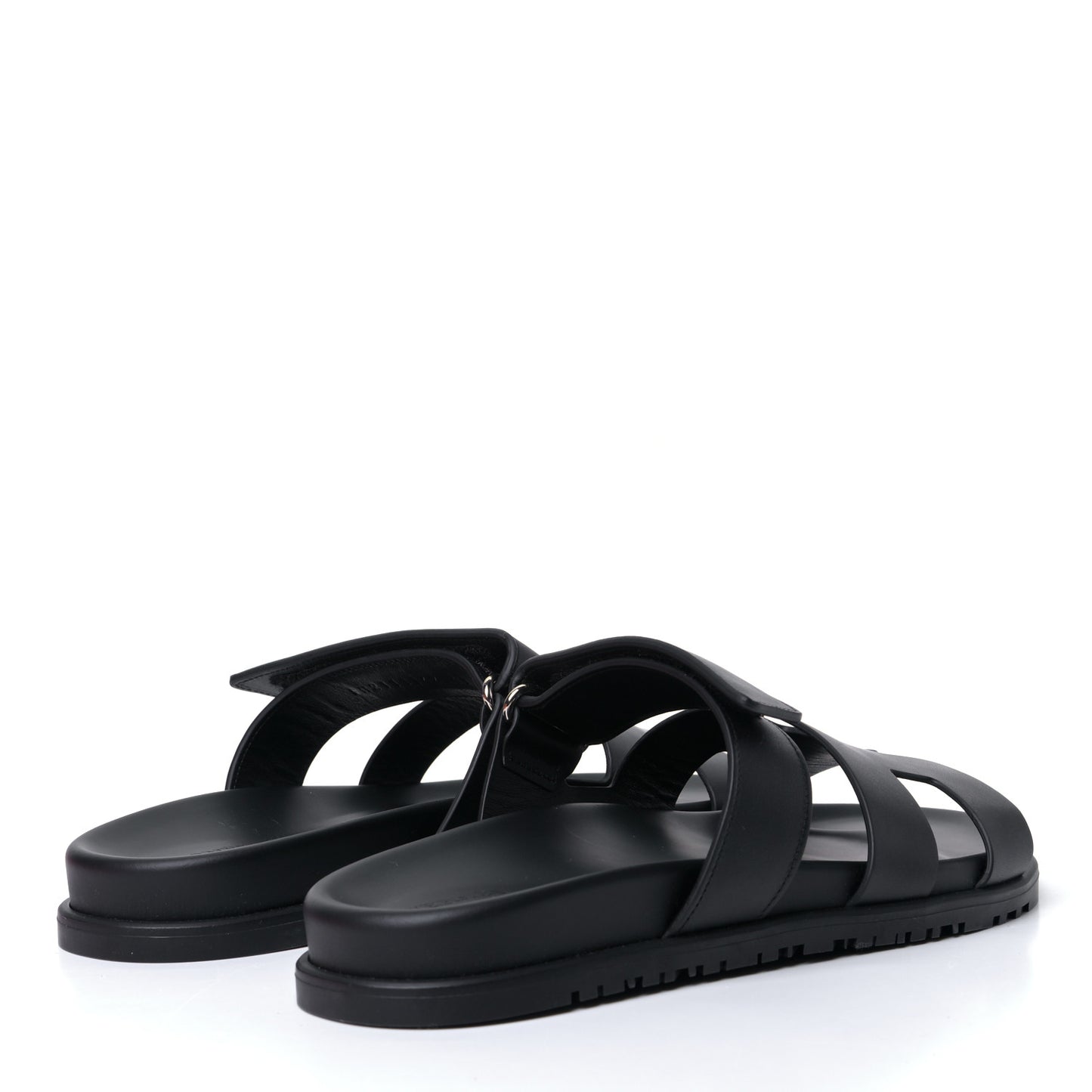 Calfskin Womens Chypre Sandals 41 Black