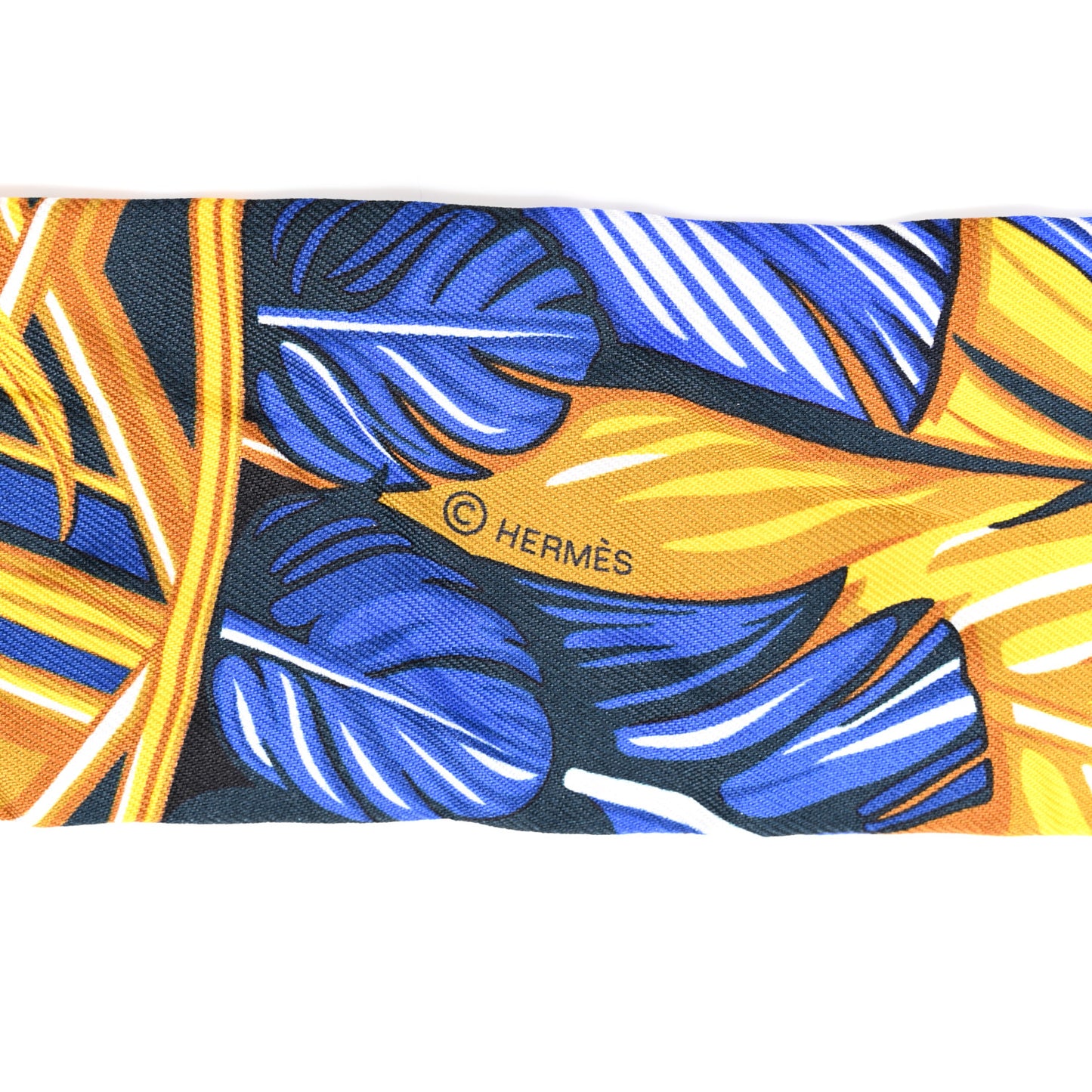 Silk La Danse Pacifique Twilly Bleu Nuit Jaune Vif