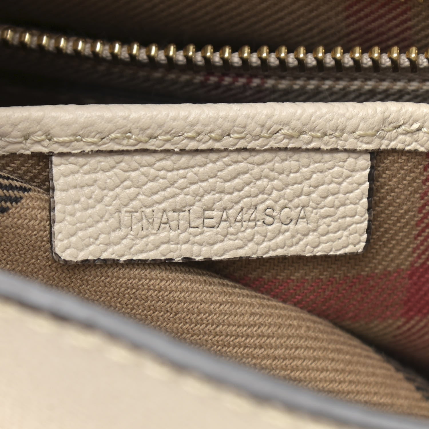Burberry Soft Grain Calfskin Small Buckle Tote Limestone 8 of 12