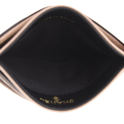 Chanel Caviar Quilted Filigree Card Holder Beige Black 5 of 9