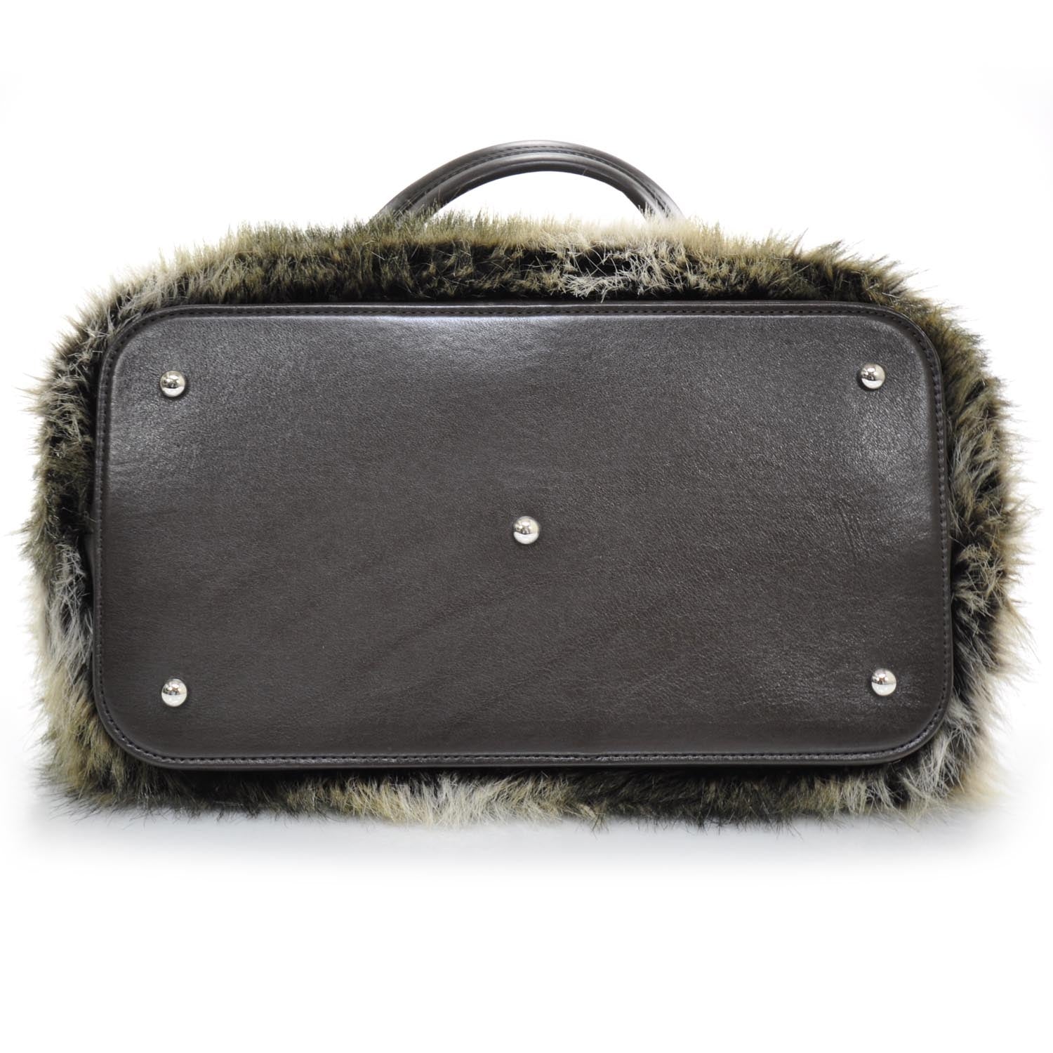 Chanel Quilted Lambskin Fantasy Fur Shopper Tote 4 of 9