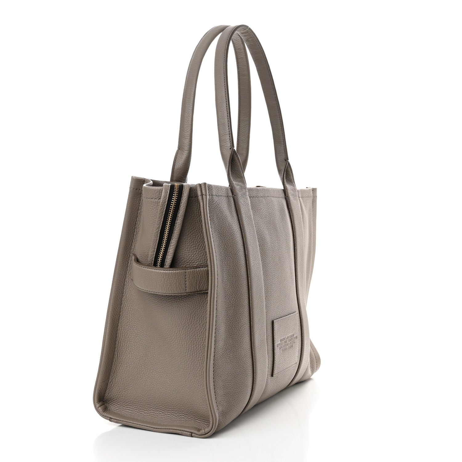 Marc Jacobs Grained Calfskin Large The Tote Bag Cement 3 of 13