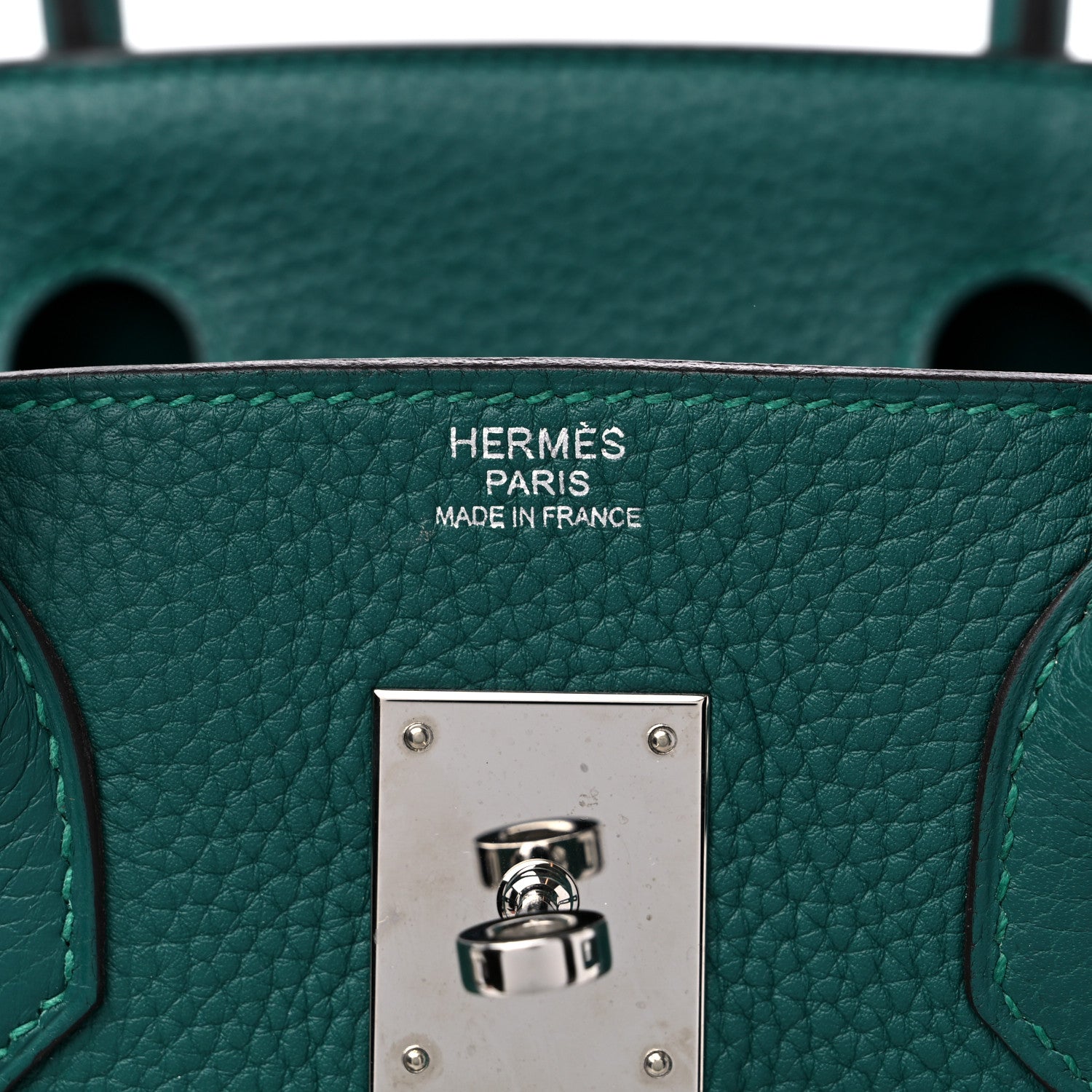 Hermes Togo Birkin 30 Malachite 6 of 13