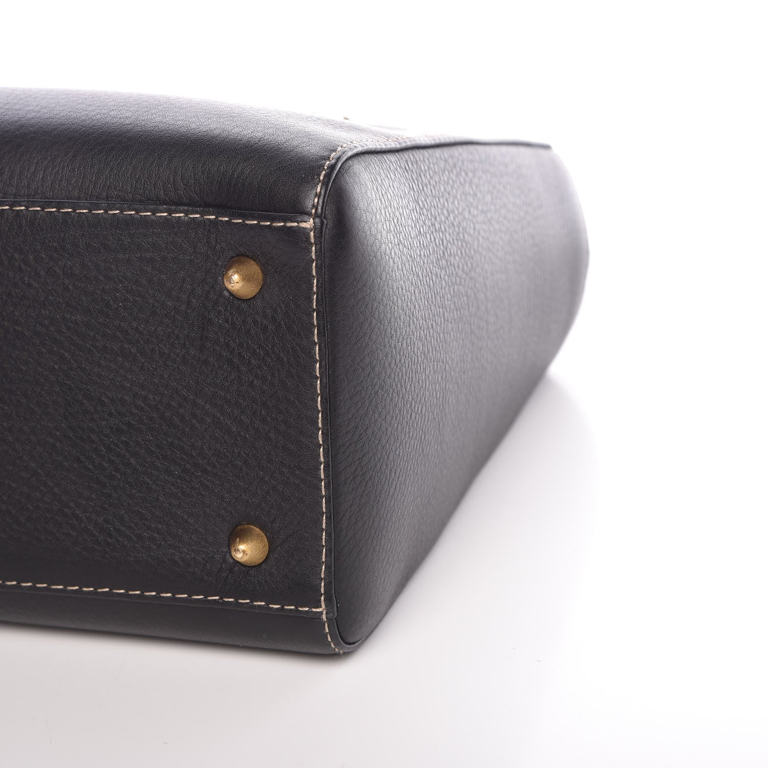 Christian Dior Grained Calfskin Medium Lady Dior Black 9 of 11