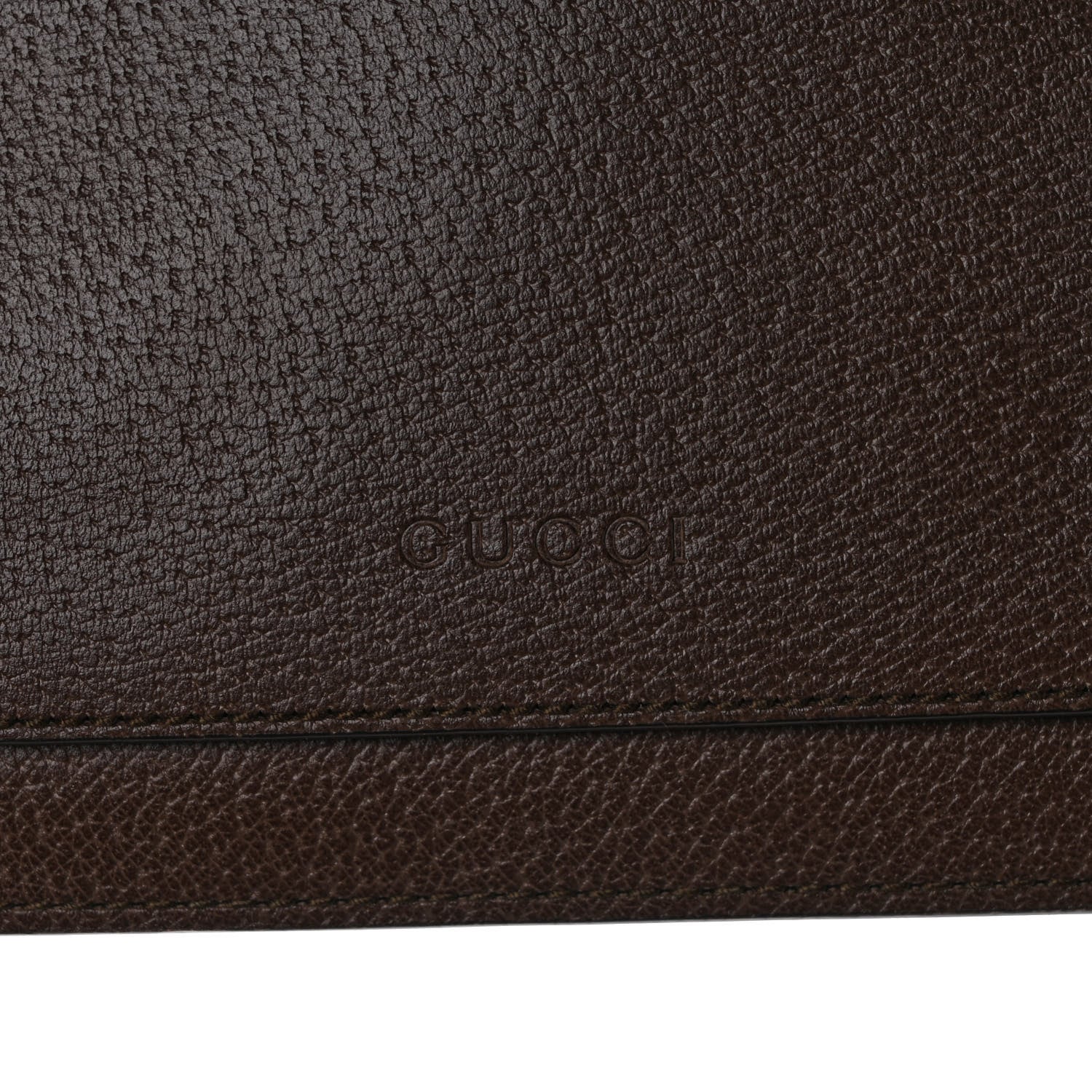 Gucci Grained Calfskin Web Animalier Shoulder Bag Brown 8 of 10