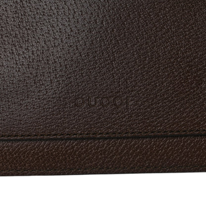 Gucci Grained Calfskin Web Animalier Shoulder Bag Brown 8 of 10
