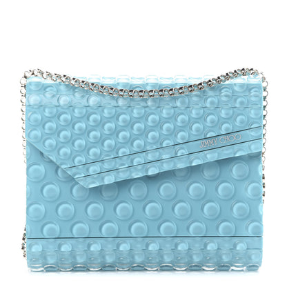 Jimmy Choo Acrylic Bubblewrap Candy Clutch Malibu 1 of 11