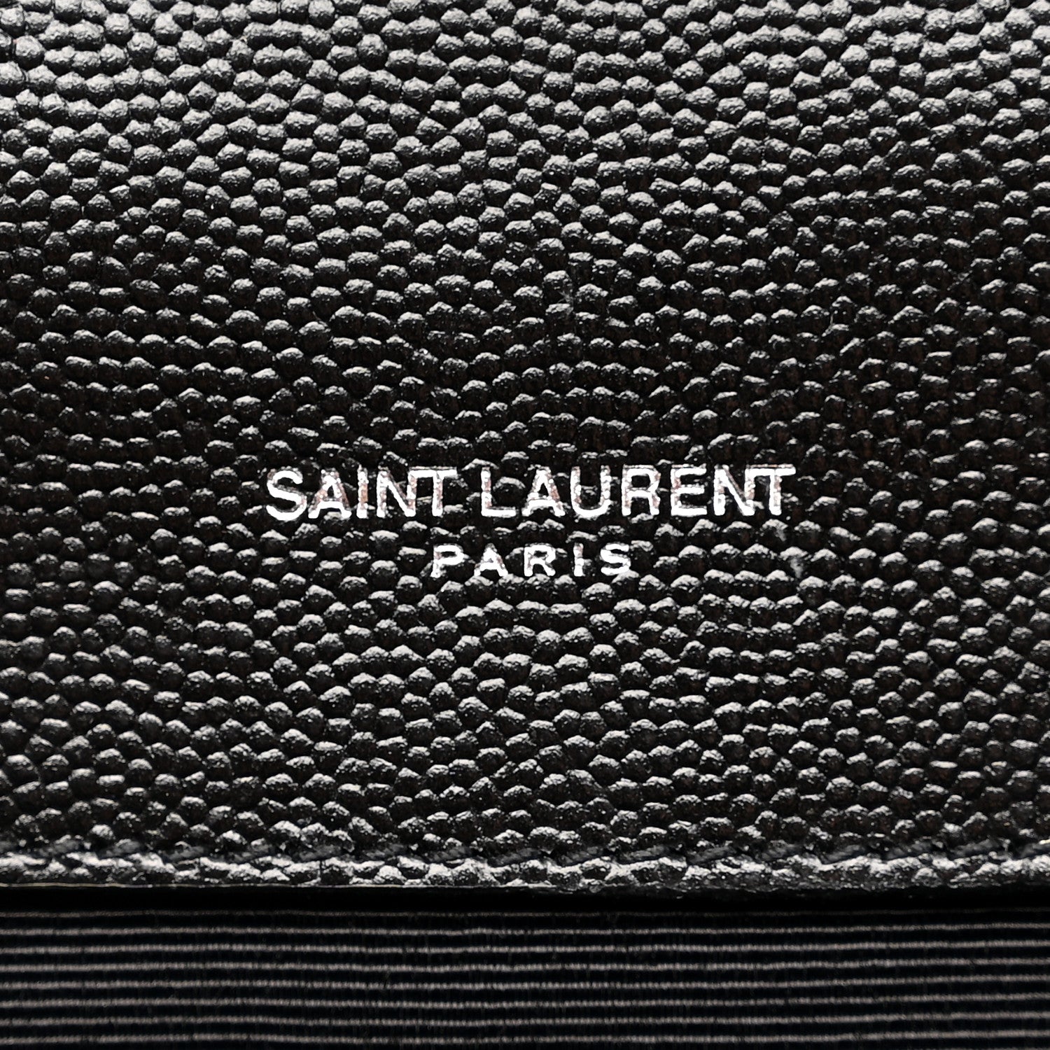 Saint Laurent Grain De Poudre Textured Mixed Matelasse Triquilt Medium Monogram Satchel Black 6 of 10