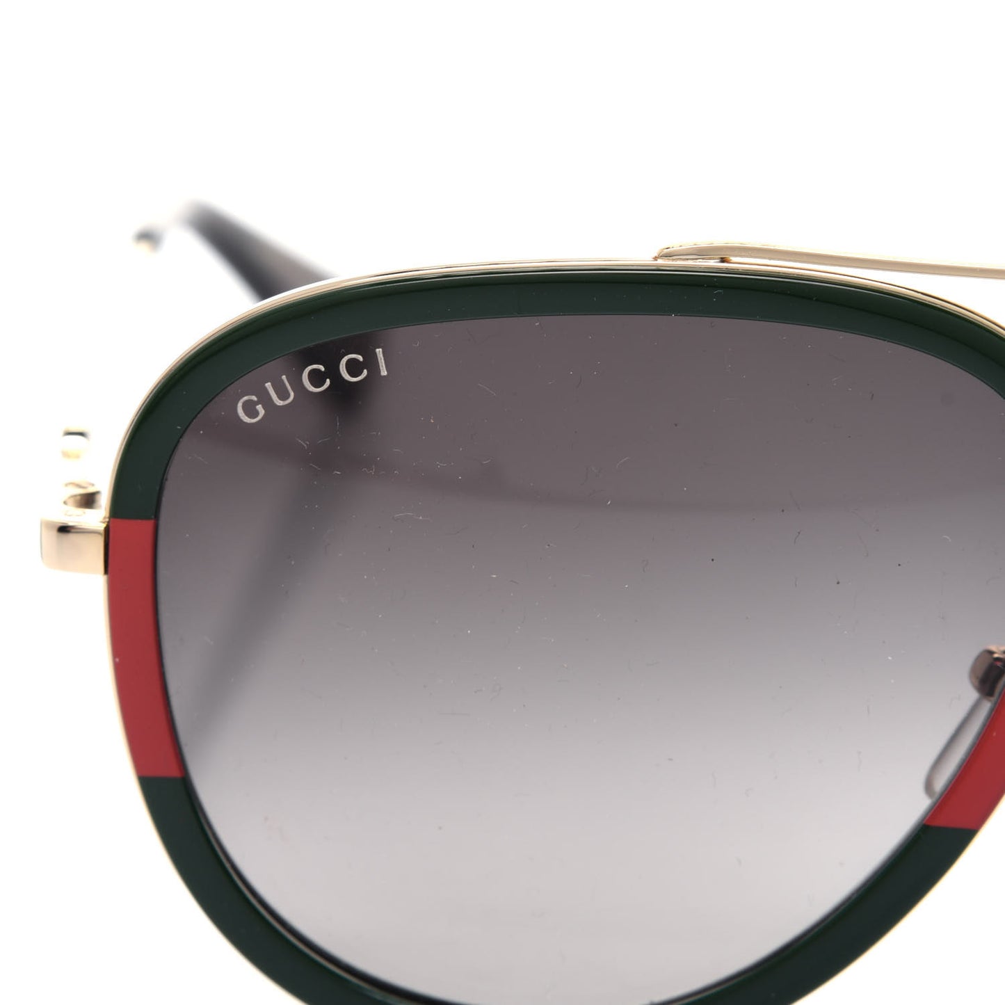 Web Aviator Sunglasses GG0062S Green Red