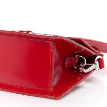 Jacquemus Glazed Calfskin Le Chiquito Boucle Moyen Red 9 of 9