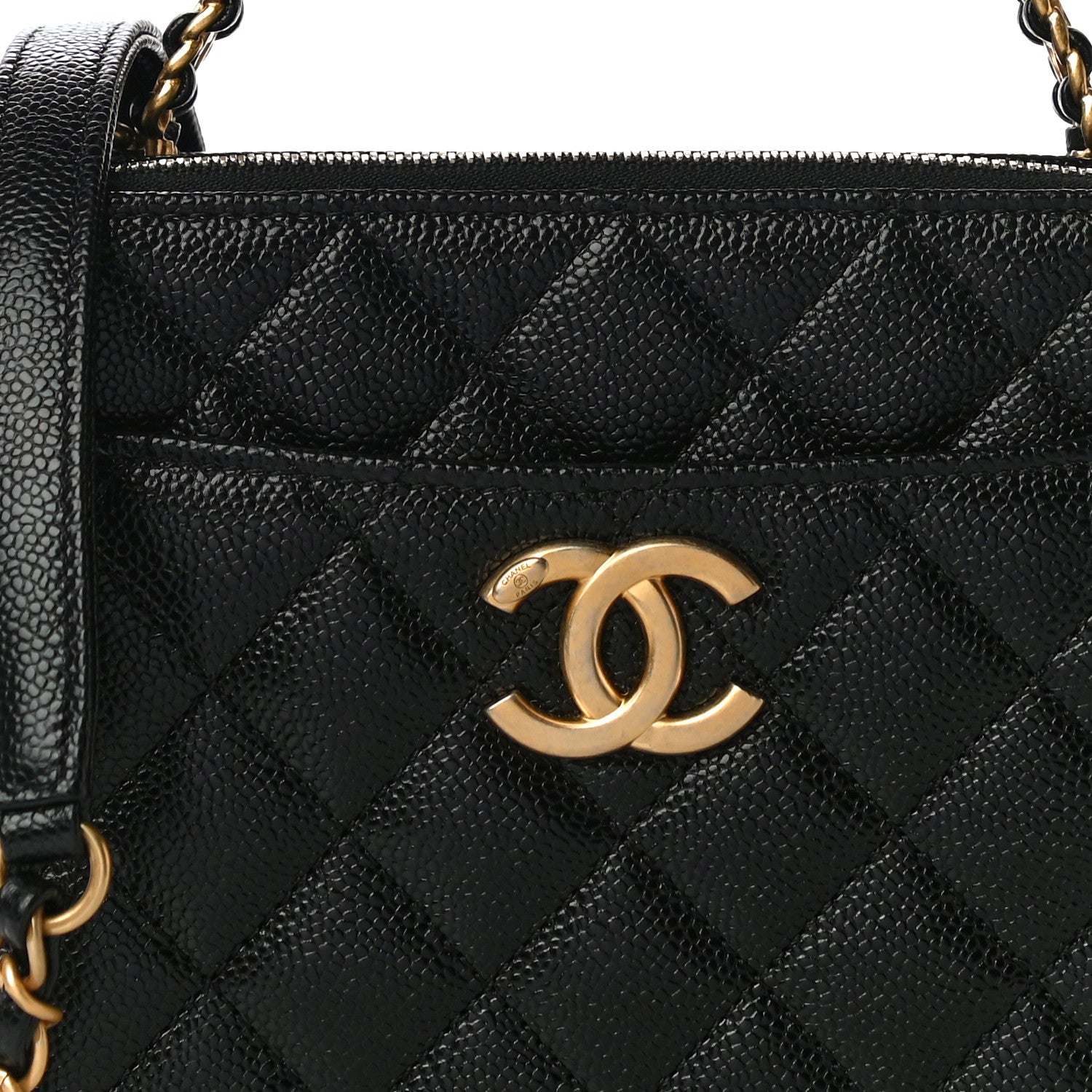 Chanel Caviar Quilted Small Pick Me Up Vanity Case Black 11 of 11