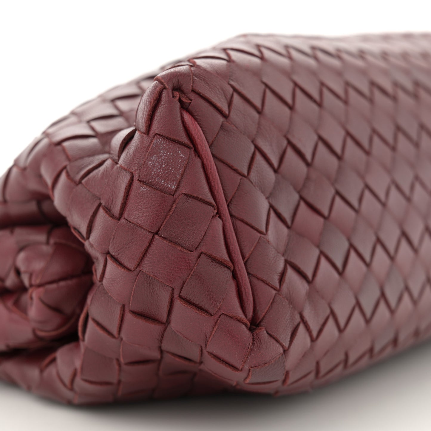 Nappa Intrecciato The Lauren 1980 Clutch Gigolo Red