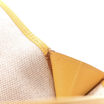 Hermes Courchevel Jige PM Clutch Jaune D'Or 9 of 10