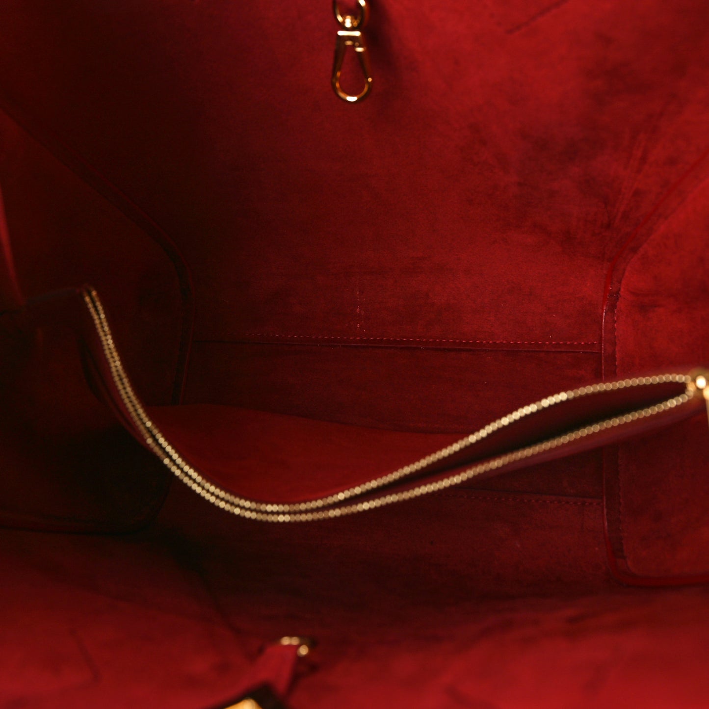 Calfskin Monogram Kimono Tote Cherry
