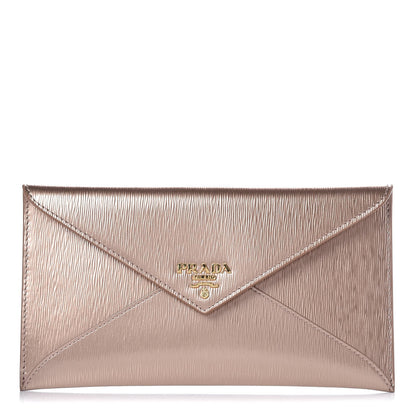 Prada Vitello Move Envelope Wallet Cipria Mordore 1 of 9
