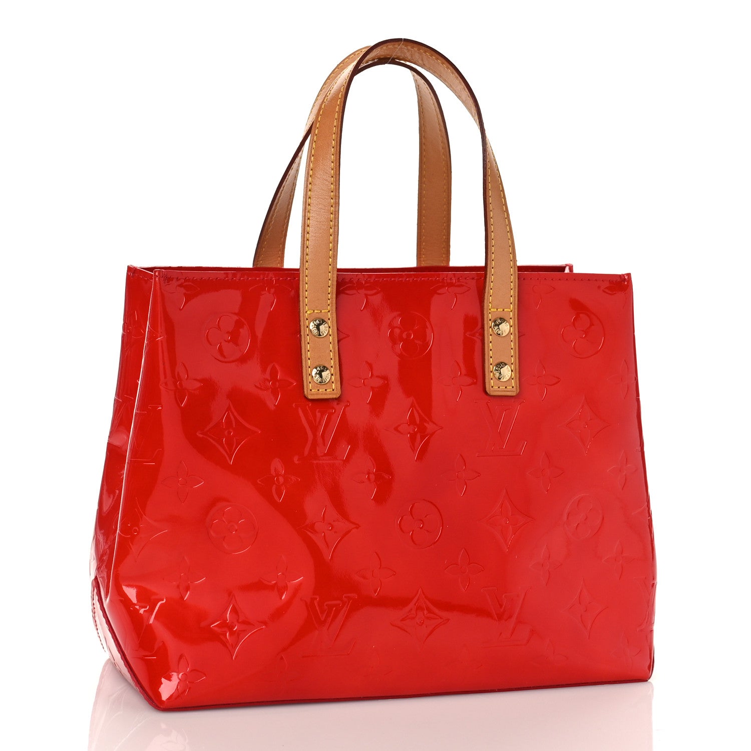 Louis Vuitton Vernis Reade PM Rouge 3 of 8