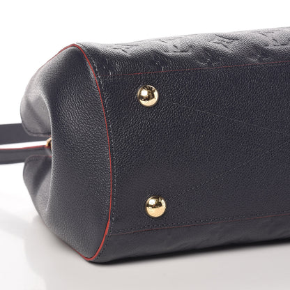 Louis Vuitton Empreinte Montaigne MM Marine Rouge 9 of 10