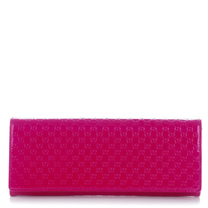 Gucci Patent Microguccissima Small Broadway Clutch Peonia Flower 1 of 7