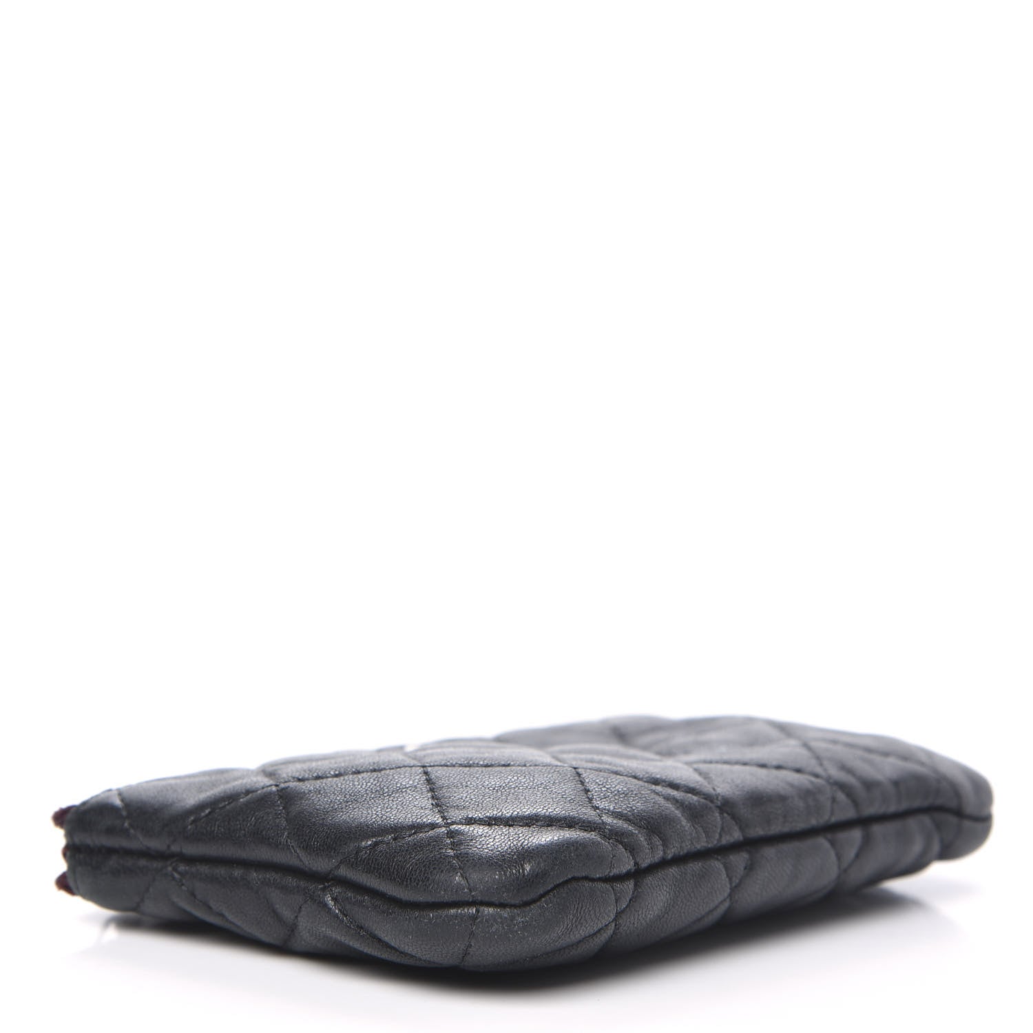 Chanel Lambskin Quilted Small Cosmetic Case Black 4 of 12