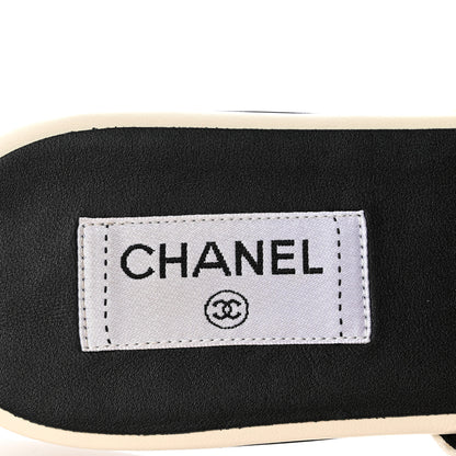 Chanel Crochet CC Mules 41 Black Ivory 8 of 10