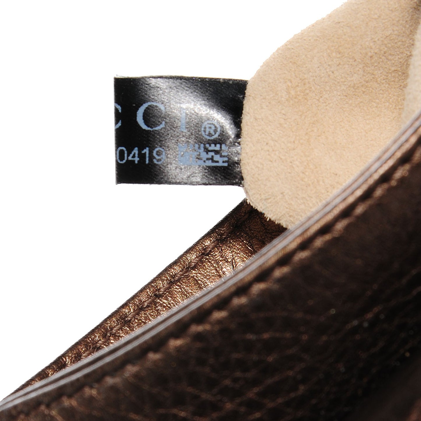 Metallic Pebbled Calfskin Small 1973 Chain Shoulder Bag Winter Leaf