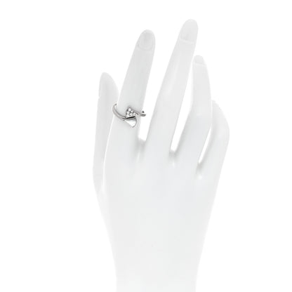Bulgari 18K White Gold Diamond Mother of Pearl Divas' Dream Ring 54 6.75 4 of 10