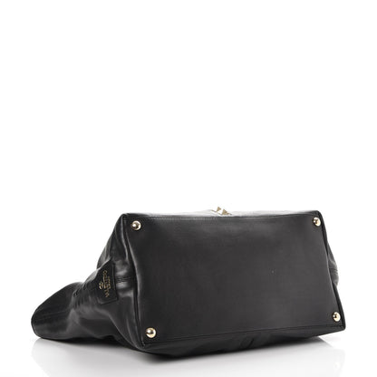 Valentino Garavani Grained Calfskin Va Va Voom Tote Black 6 of 9