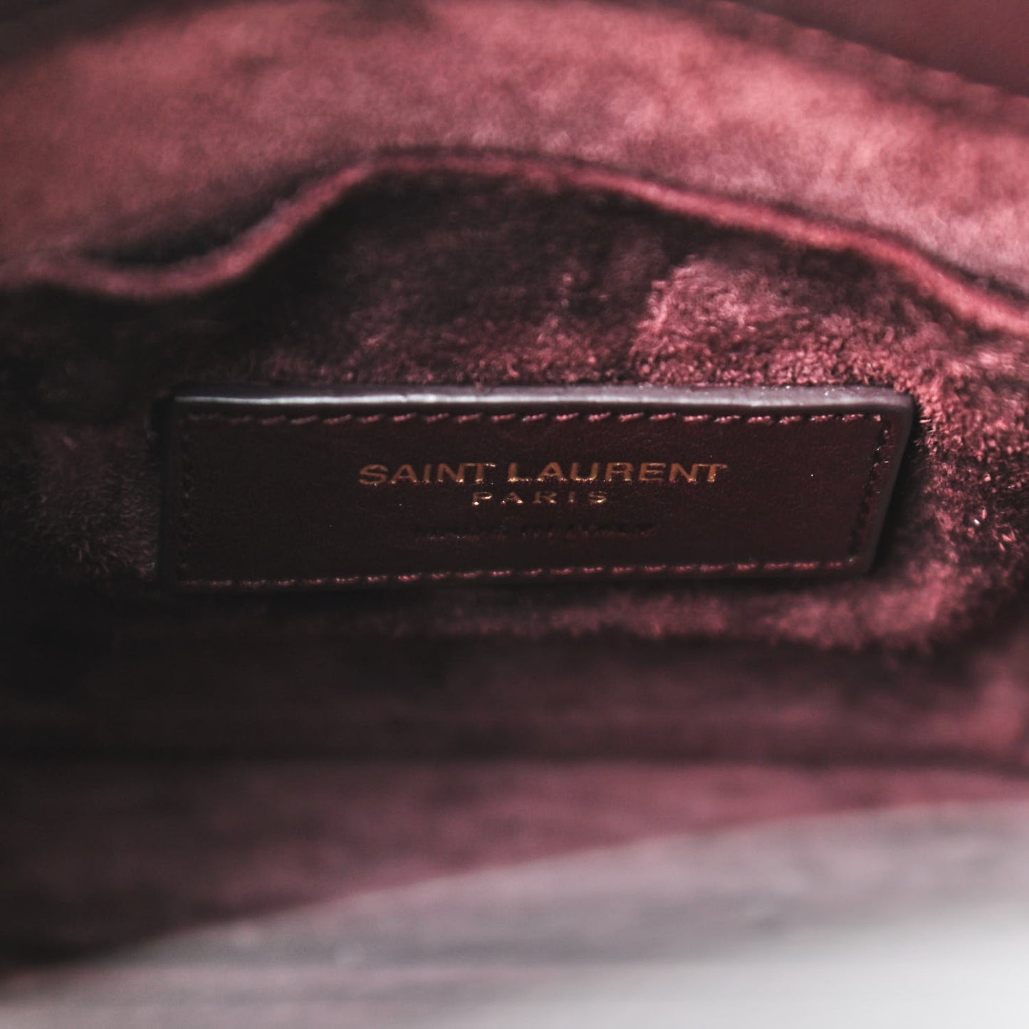 Calfskin Nano Sac De Jour Dark Amaranto