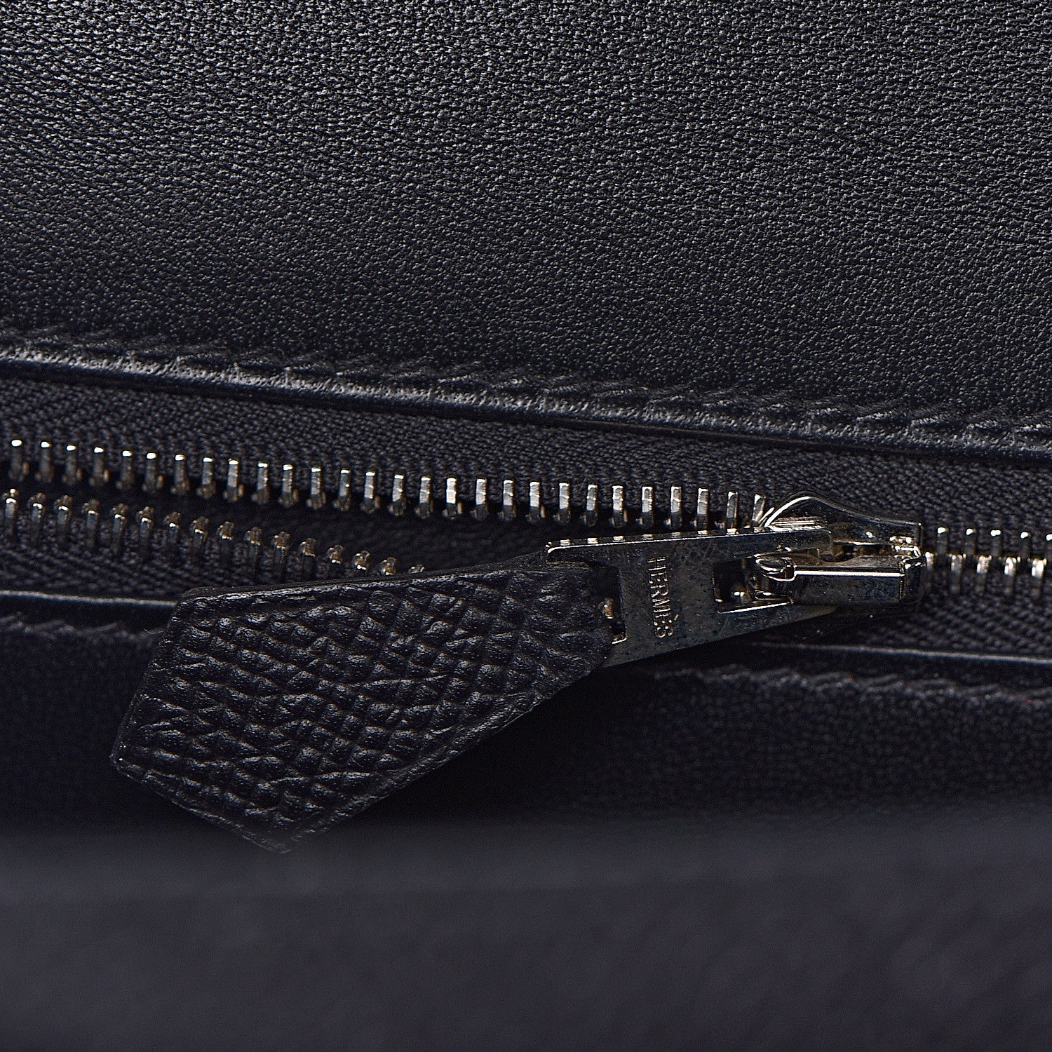 Hermes Epsom Enamel Constance 24 Black Bleu Saint Cyr 18 of 27