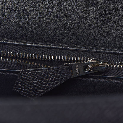 Hermes Epsom Enamel Constance 24 Black Bleu Saint Cyr 18 of 27