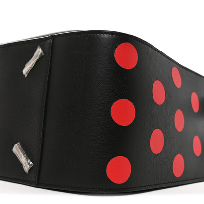 Loewe Calfskin Circle Medium Hammock Shoulder Bag Black Red 9 of 9