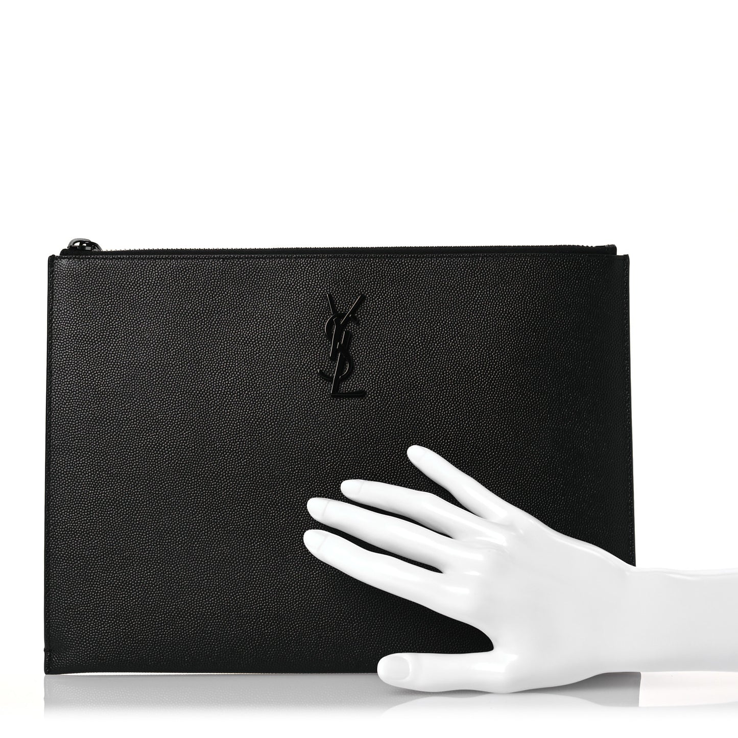 Grain De Poudre Monogram Monochrome iPad Case Black