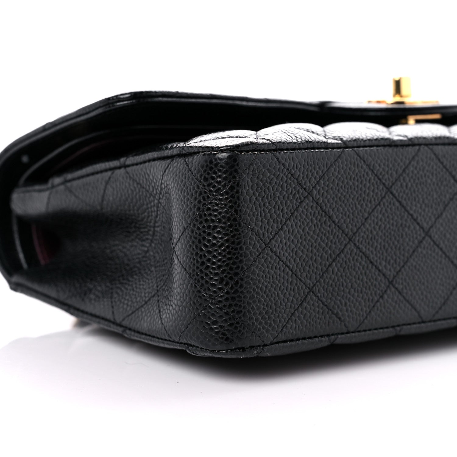 Chanel Caviar Quilted Medium Double Flap Black 8 of 10