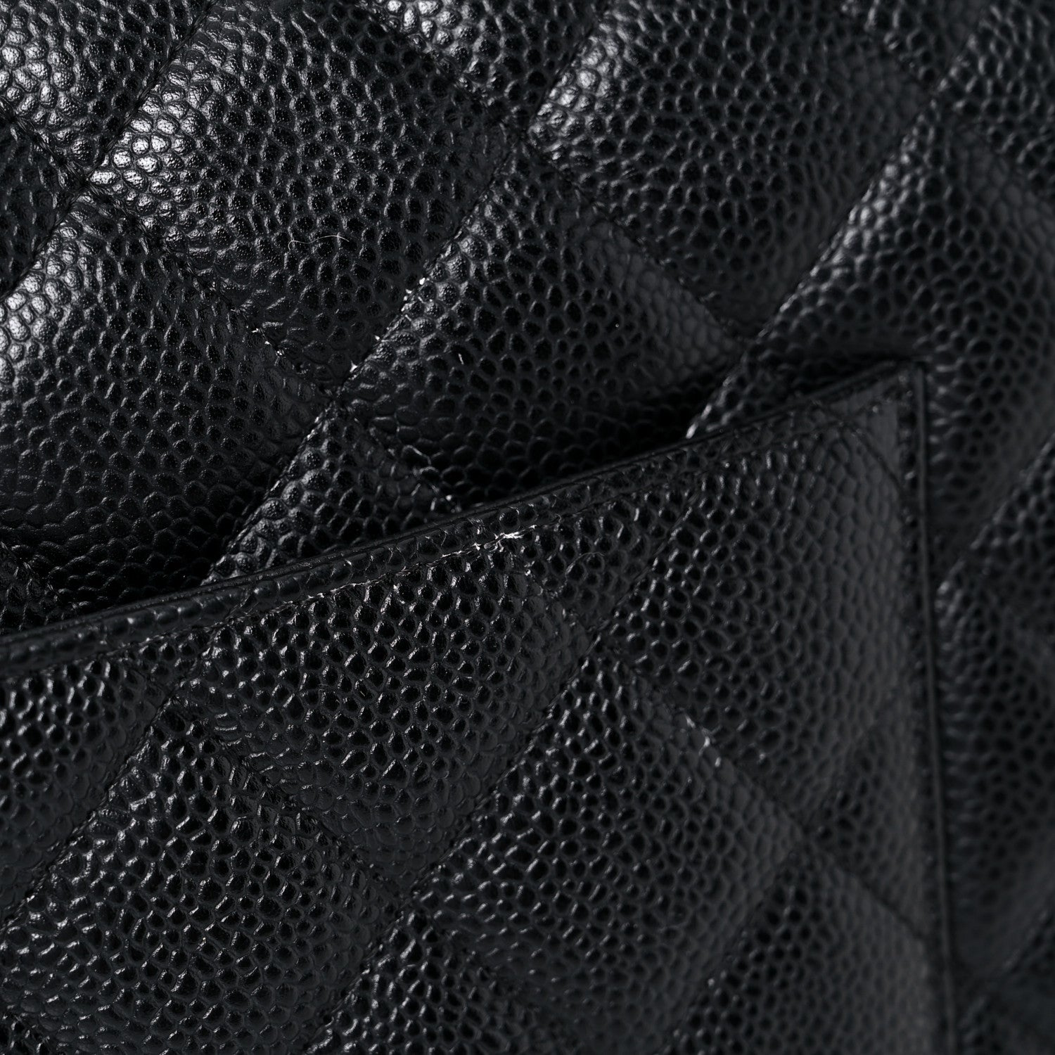 Chanel Caviar Quilted Jumbo Single Flap Black 22 of 24