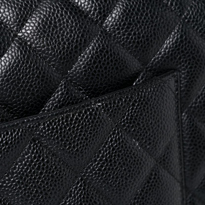 Chanel Caviar Quilted Jumbo Single Flap Black 22 of 24