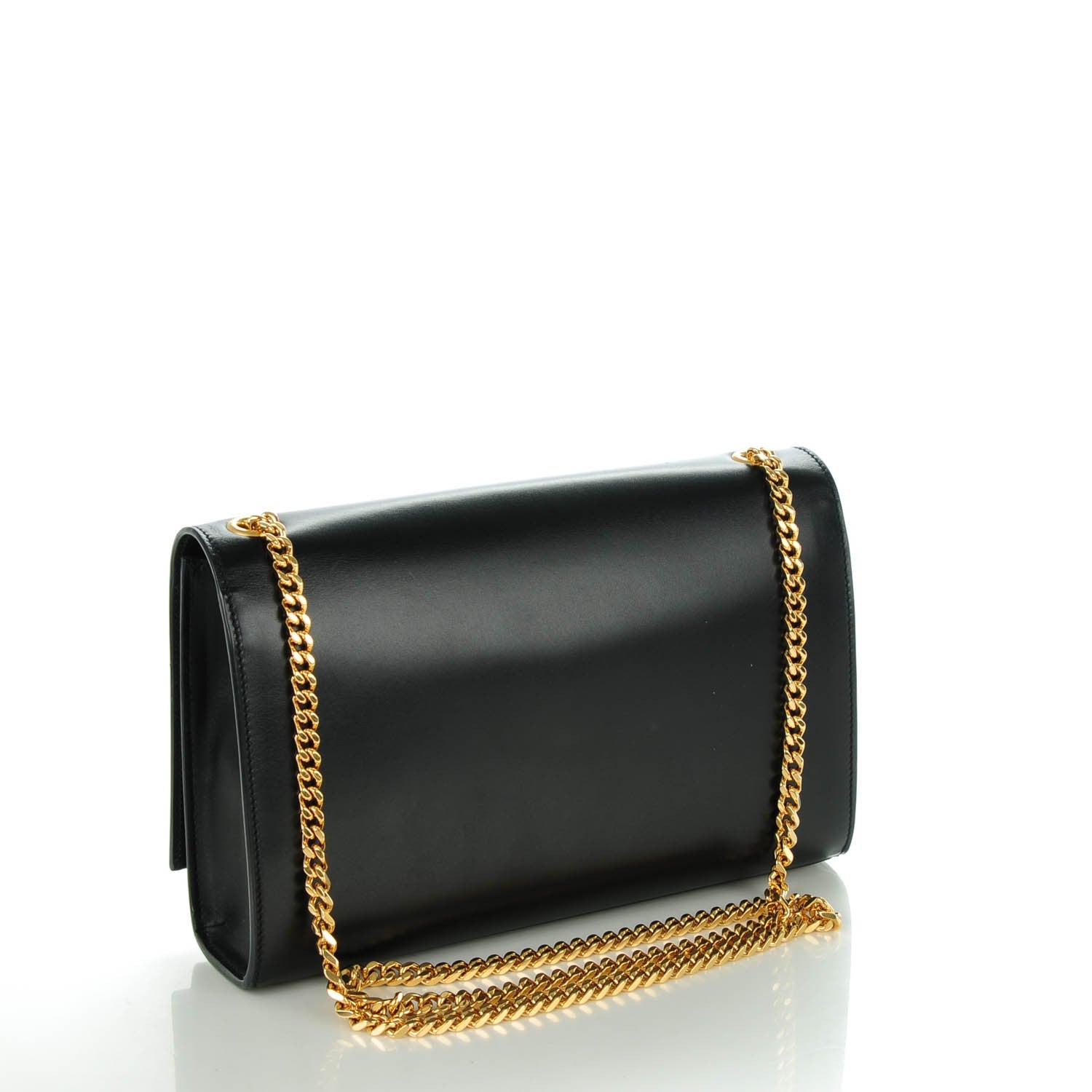 Saint Laurent Smooth Calfskin Medium Classic Monogram Kate Tassel Satchel Black 3 of 6