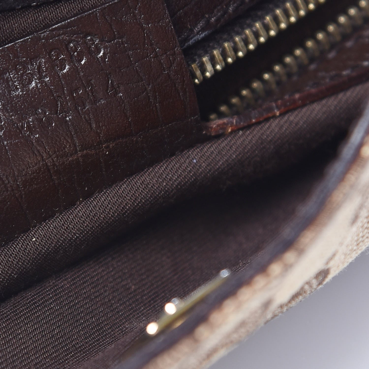 Gucci Monogram Hasler Hobo Dark Brown 9 of 13