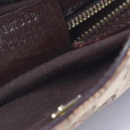 Gucci Monogram Hasler Hobo Dark Brown 9 of 13