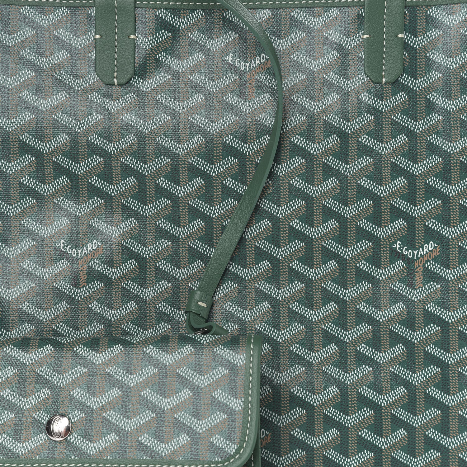 Goyard Goyardine Saint Louis PM Green 10 of 10